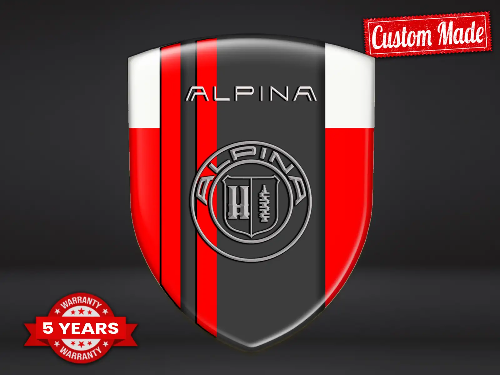 Alpina Fensteraufkleber Stil Exklusiv Auto Anpassbar